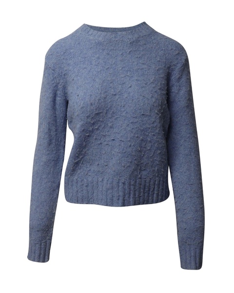 jumper in light blue wool