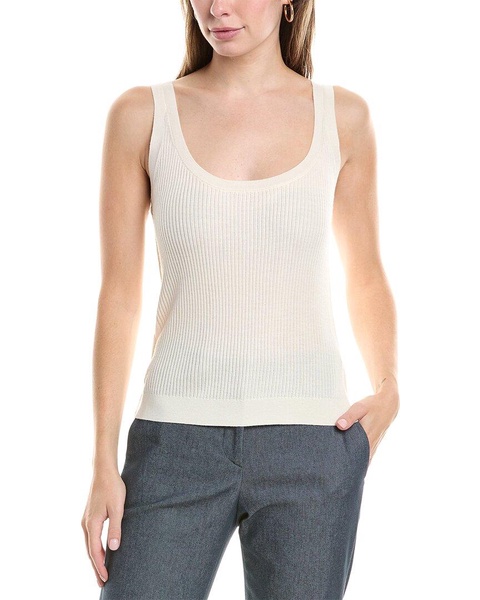 wool & silk-blend tank