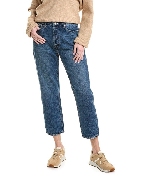 charlie high-rise clash classic straight ankle jean