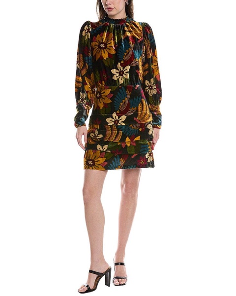 velvet mini dress