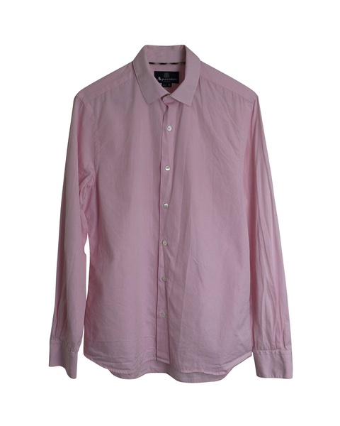 classic dress shirt in pink cotton