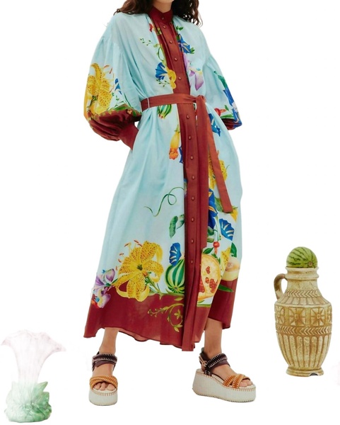 dahlia shirtdress in multi