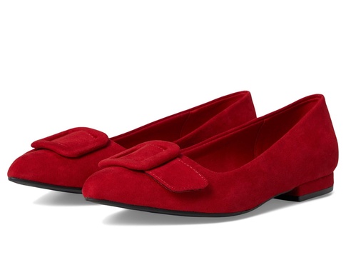 Anne Klein Women's Ballet Flat Kalea, Deep Red, 10