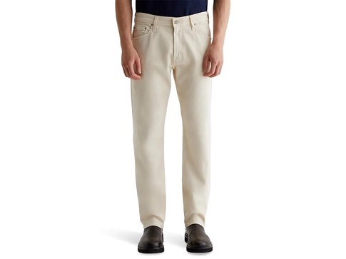 Everett Slim Straight Jeans in 1 Year Ivory Cream