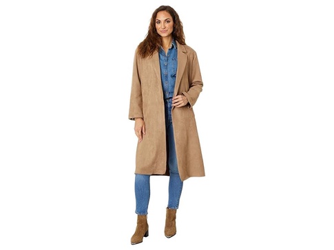 Faux Suede Coat
