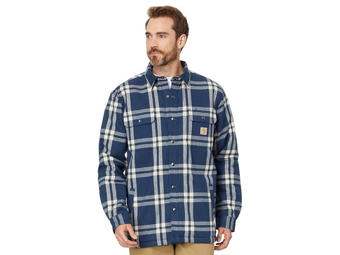 Relaxed Fit Flannel Sherpa-Lined Shirt Jacket