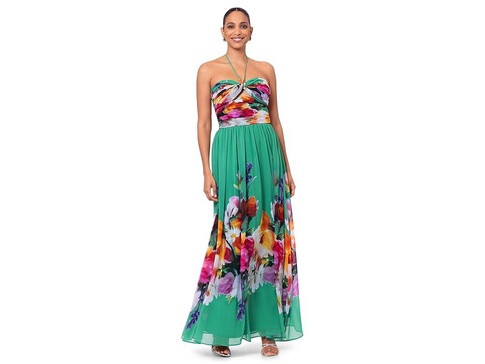 Long Placement HMC Printed Tie Neck