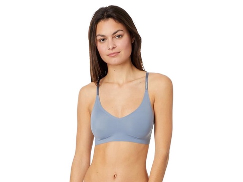 Calvin Klein Women's Invisibles Comfort Lightly Lined Seamless Wireless Triangle Bralette Bra