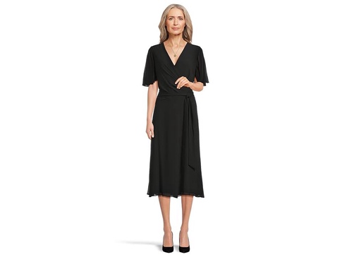 Belted Georgette Dress