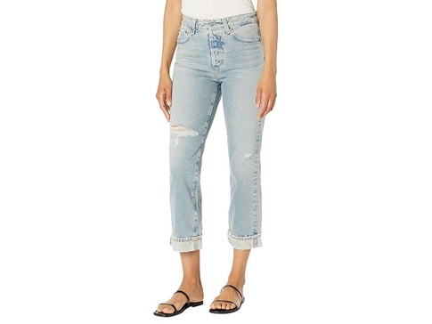 Alexxis Crop High-Rise Vintage Fit in 21 Years Road Trip Destructed