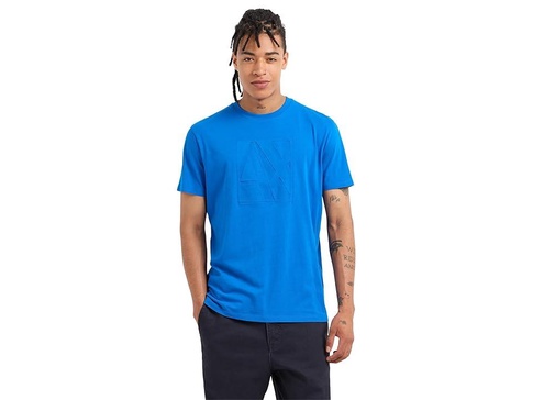 Large Debossed Ax Logo Regular Fit Tee