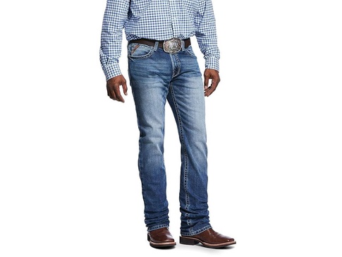 M4 Low Rise Stackable Straight Leg Jeans in Dakota