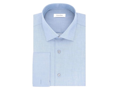 Dress Shirt Slim Fit Non Iron Solid French Cuff