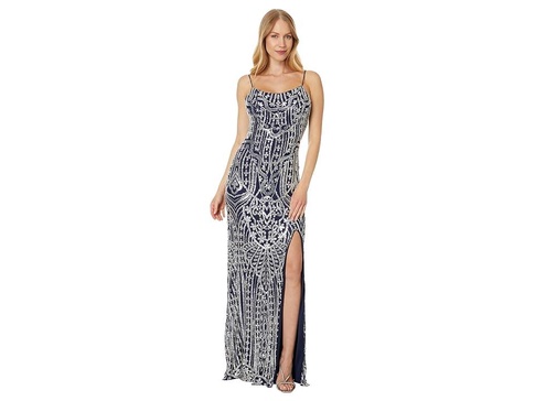 Long Beded Sequin Placement Slit