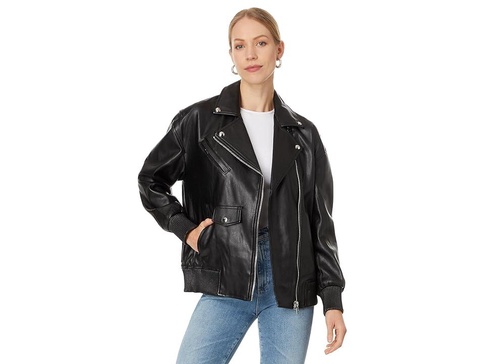 Vegan Leather Moto Jacket