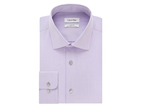 Men's Classic-Fit Non-Iron Performance Herringbone Dress Shirt