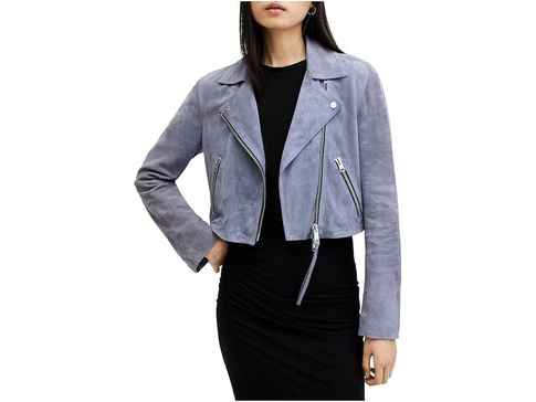 Suede Dalby Crop Biker