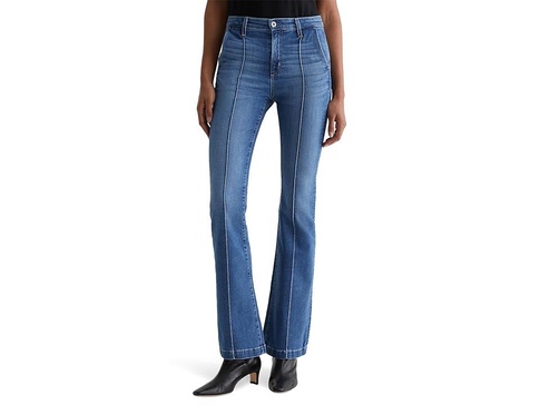 Tailored Farrah Mid Rise Bootcut Jeans in Libertine