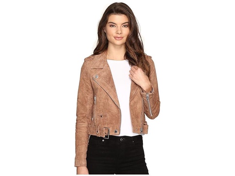 Suede Moto Jacket