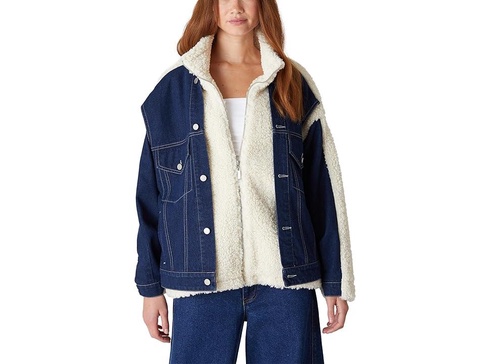 Denim and Sherpa Jacket