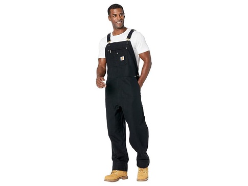 Relaxed Fit Duck Bib Overalls