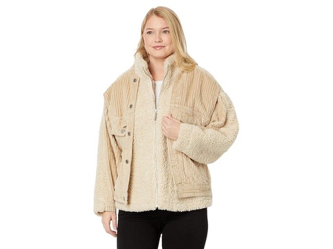 Wide Wale Corduroy and Sherpa Jacket