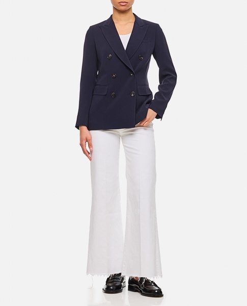 Double-breasted Cady Blazer