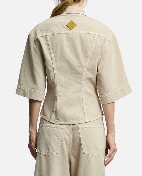 Lilas Twill Denim Pants