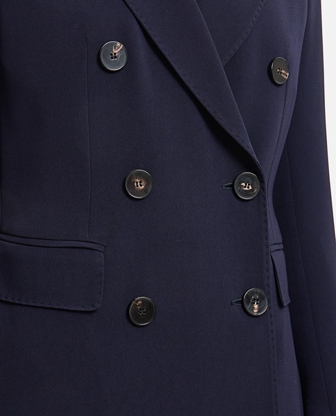 Double-breasted Cady Blazer