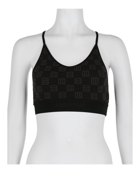 monogram crop top