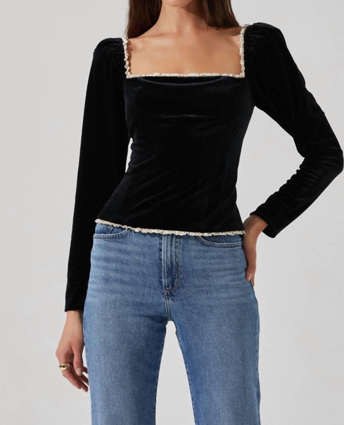 briella top in black