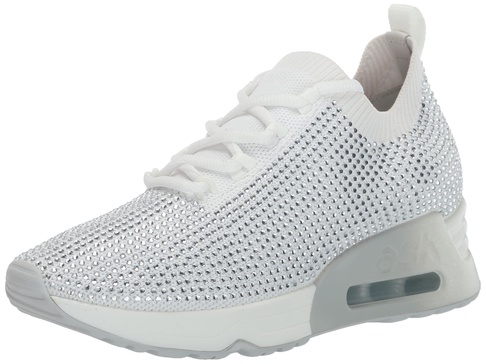 ASH Women's Lucky Strass Fashion Sneaker with Jeweled Knit Upper & Cushioned Sole for Comfort & Style