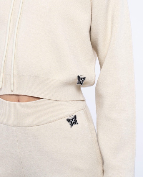 Cropped Hooded Sweatshirt