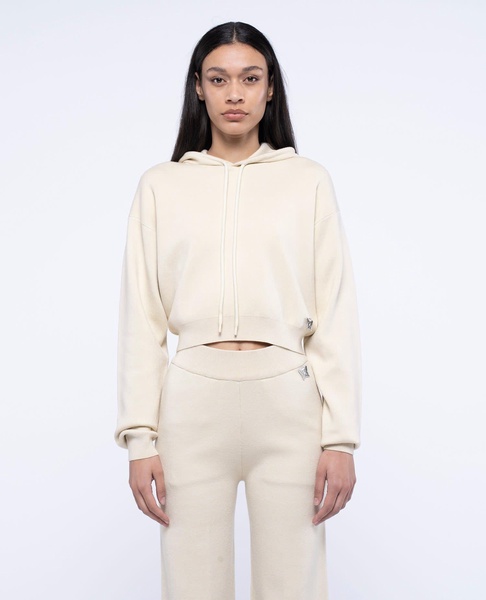 Cropped Hooded Sweatshirt