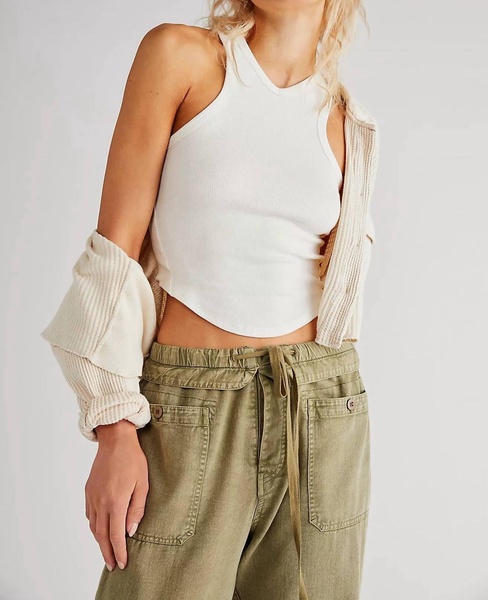 gold valley tank top in ivory