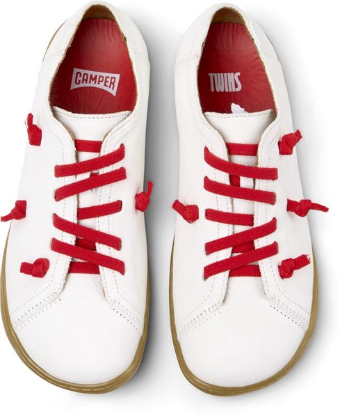 White Leather Women's Shoe.