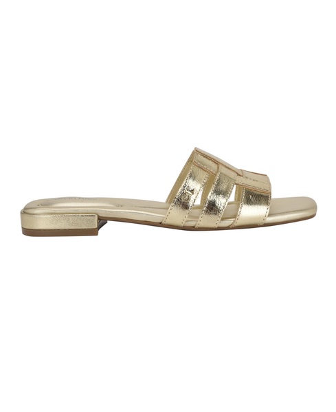 Women's Tessie Slip-On Square Toe Flat Sandals