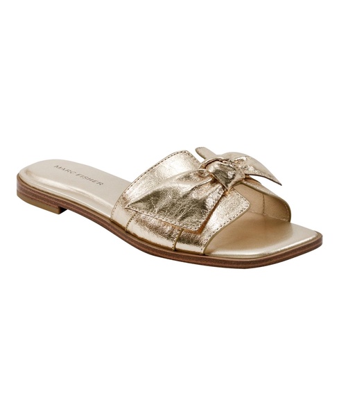 Women's Finey Square Toe Slip-On Flat Sandals