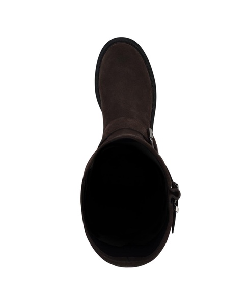 Women's Lenni Knee High Suede Lug Sole Buckle Riding Boots