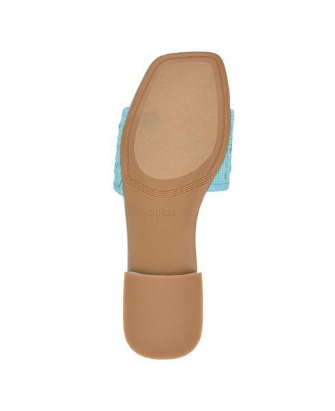 Women's Tamsea One Band Square Toe Slide Flat Sandals