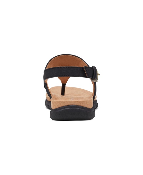 Women's Monte Woven T-Strap Flat Sandals