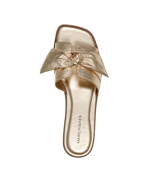 Women's Finey Square Toe Slip-On Flat Sandals