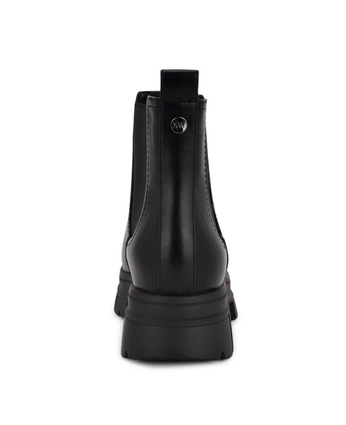 Women's Kimma Round Toe Lug-Sole Casual Booties