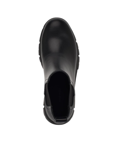 Women's Kimma Round Toe Lug-Sole Casual Booties