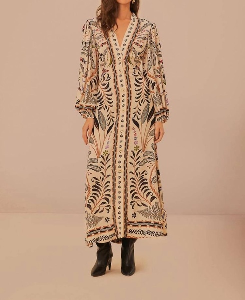 classic nature maxi dress in classic nature sand