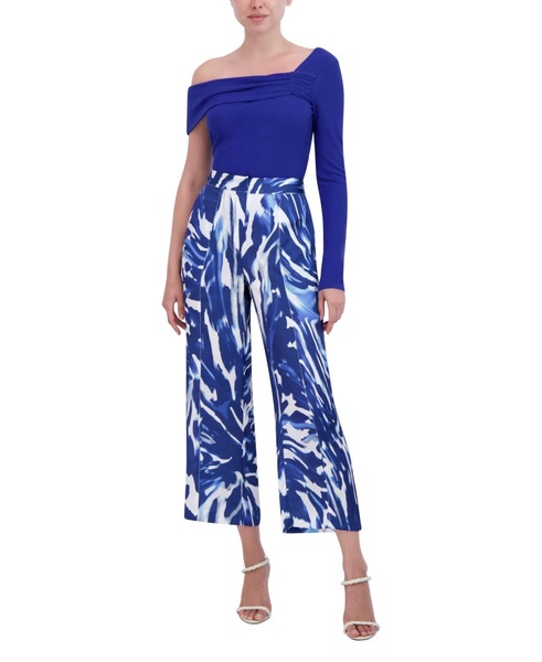 BCBGMAXAZRIA Women's Cropped Wide Leg Pant