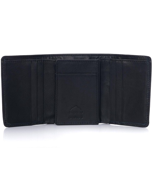 RFID Mens Wallet Deluxe Capacity Trifold With Divided Bill Section