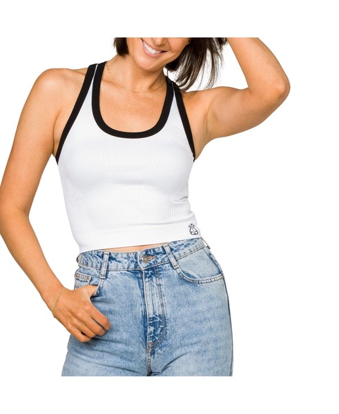Adult Women Barre Racer Tank Top