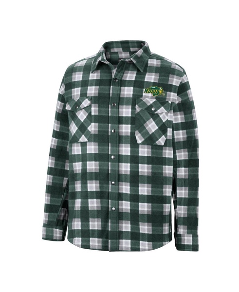 Men's Green NDSU Bison Ellis Full-Snap Jacket