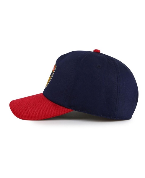 Men's Navy/Red Florida Panthers Burnett Adjustable Hat